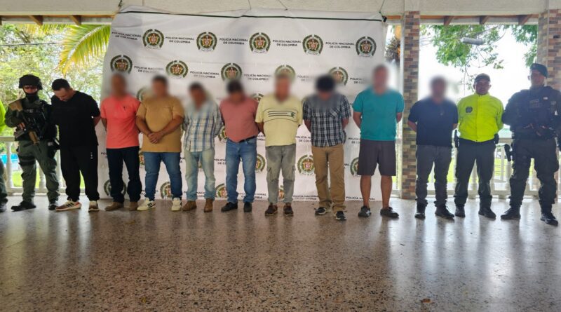 Capturan a nueve integrantes del grupo Renacer ERP@C en el Meta, entre los capturados dos funcionarios públicos